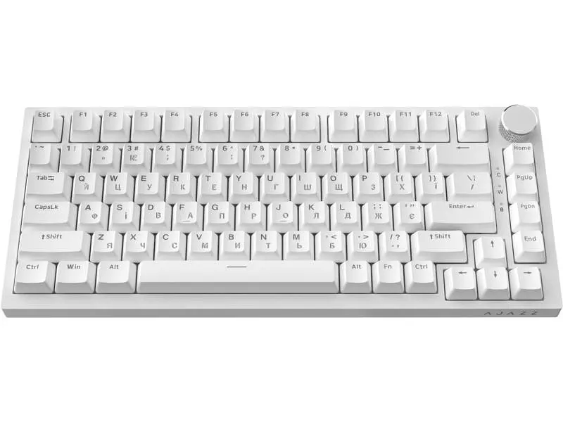 Клавіатура Ajazz AK820 Red Switch White USB-C (AK820-R-W) - фото 3