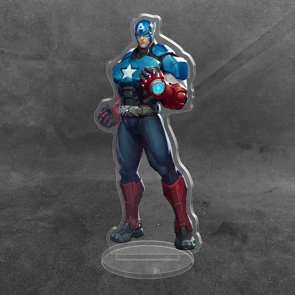 Акрилова колекційна фігурка Marvel Rivals - Steven Rogers 15 см - фото 2