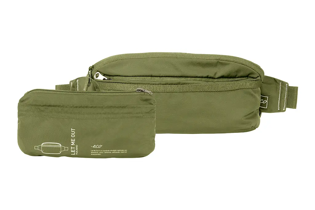 Сумка через плече Tucano Let Me Out Crossbody розкладна зелена sum0027688 - фото 2
