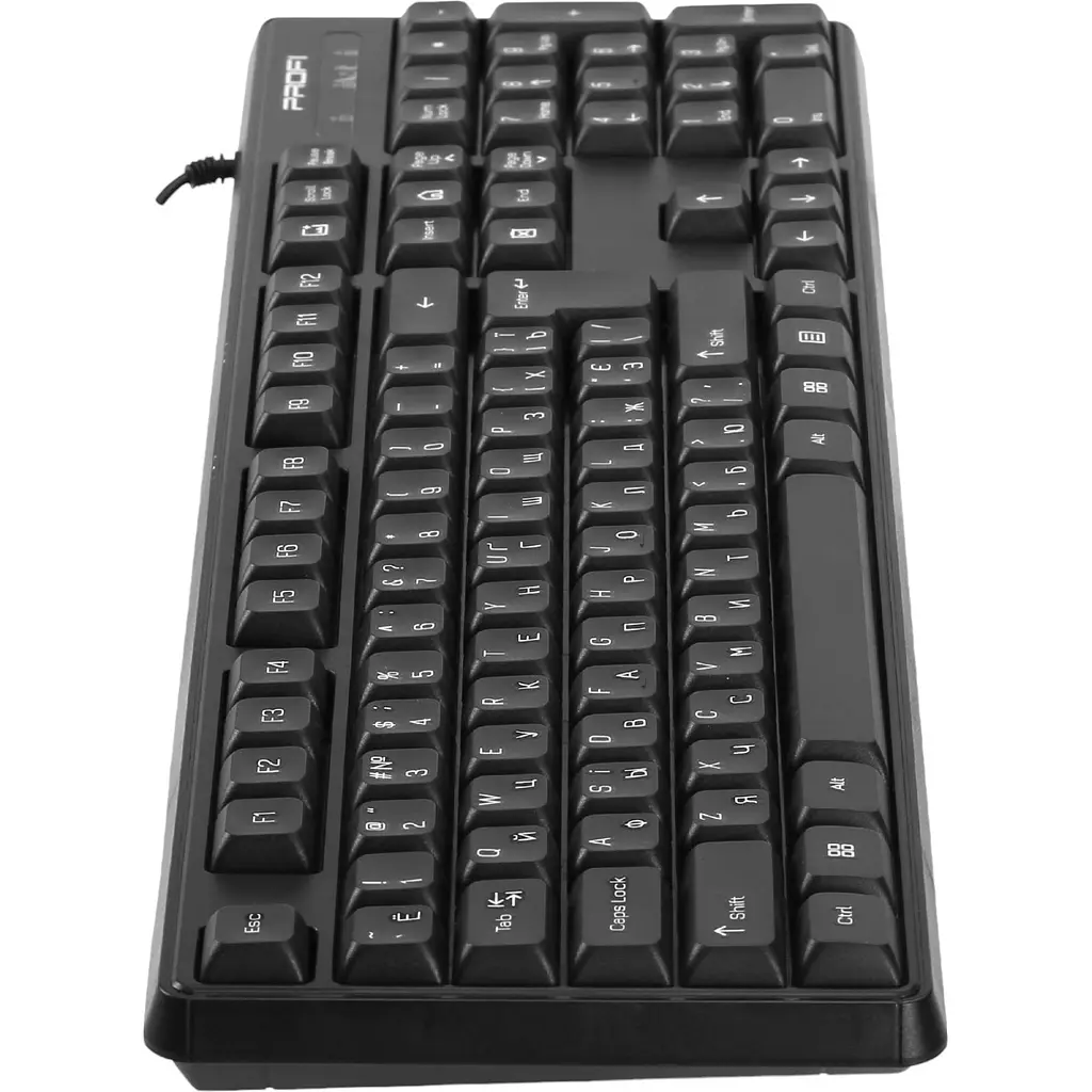 Клавиатура проводная Profi USB K101UB черная (K101UB) - фото 5