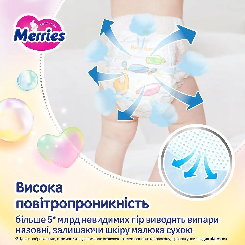 Підгузки-трусики Merries XL 12-22 кг 46 шт. - фото 9