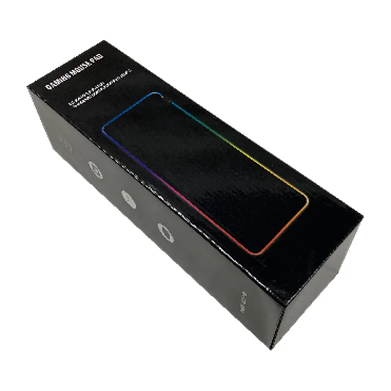 Ігрова поверхня (килимок) STAND JD-S16 LED+RGB (800*300*4mm) Black - фото 4