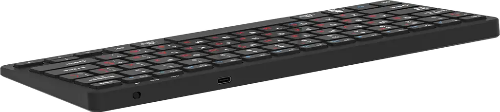 Клавіатура бездротова Maxxter KBW-C01B-UA Black - фото 3