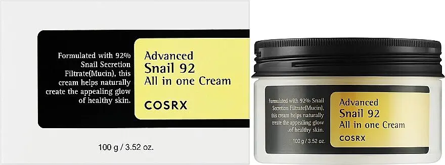 Універсальний крем з муцином равлика 100 мл Cosrx Advanced Snail 92 All in one Cream - фото 2