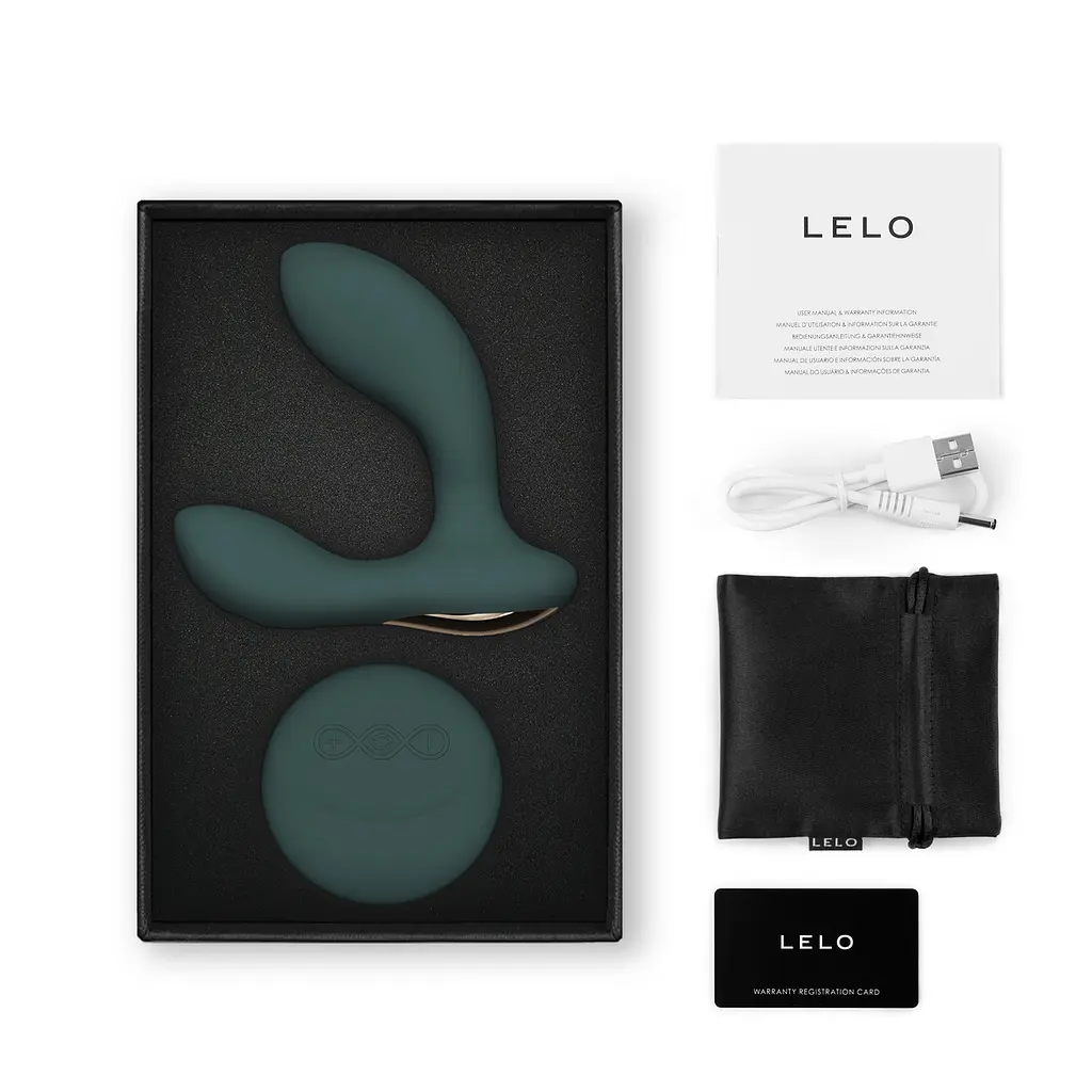 Стимулятор простати LELO Hugo 2 Remote, 10.7 см зелений - фото 2