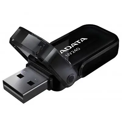 USB флеш накопичувач ADATA 32GB UV240 Black USB 2.0 (AUV240-32G-RBK) - фото 2
