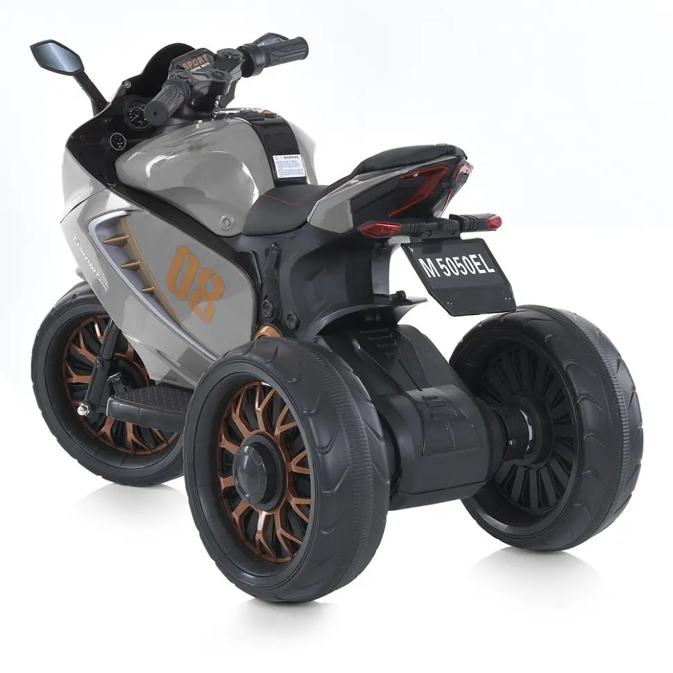 Дитячий електромобіль-мотоцикл Bambi M 5050EL-11 з музикою та світлом - фото 3