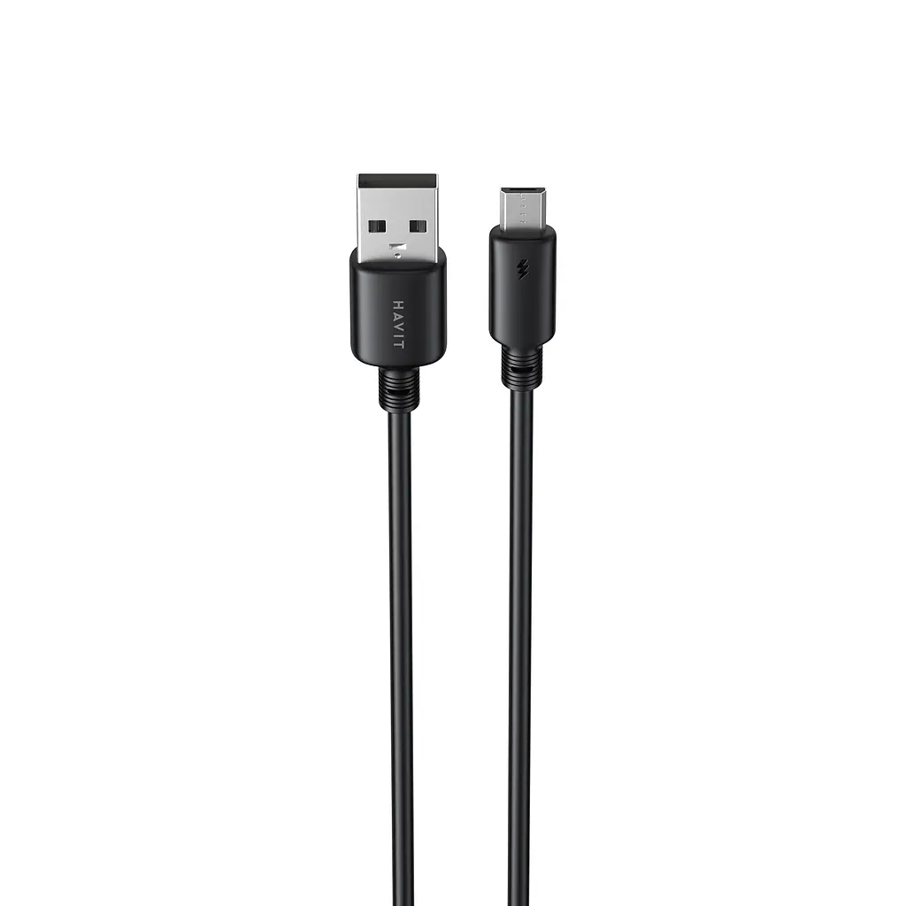 Кабель USB - Micro USB HAVIT CB300C 3A 1м Black HAVIT (28572-000) - фото 2