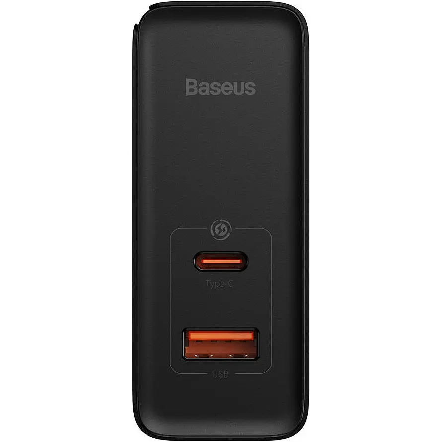 Мережевий зарядний пристрій Baseus GaN5 Pro Fast Charger C+U 100W + Cable USB-C Black [CCGP090201] [96285] - фото 4