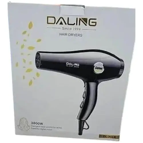 Фен для волос Daling DL-3018 с концентратором 3800 Вт - фото 2
