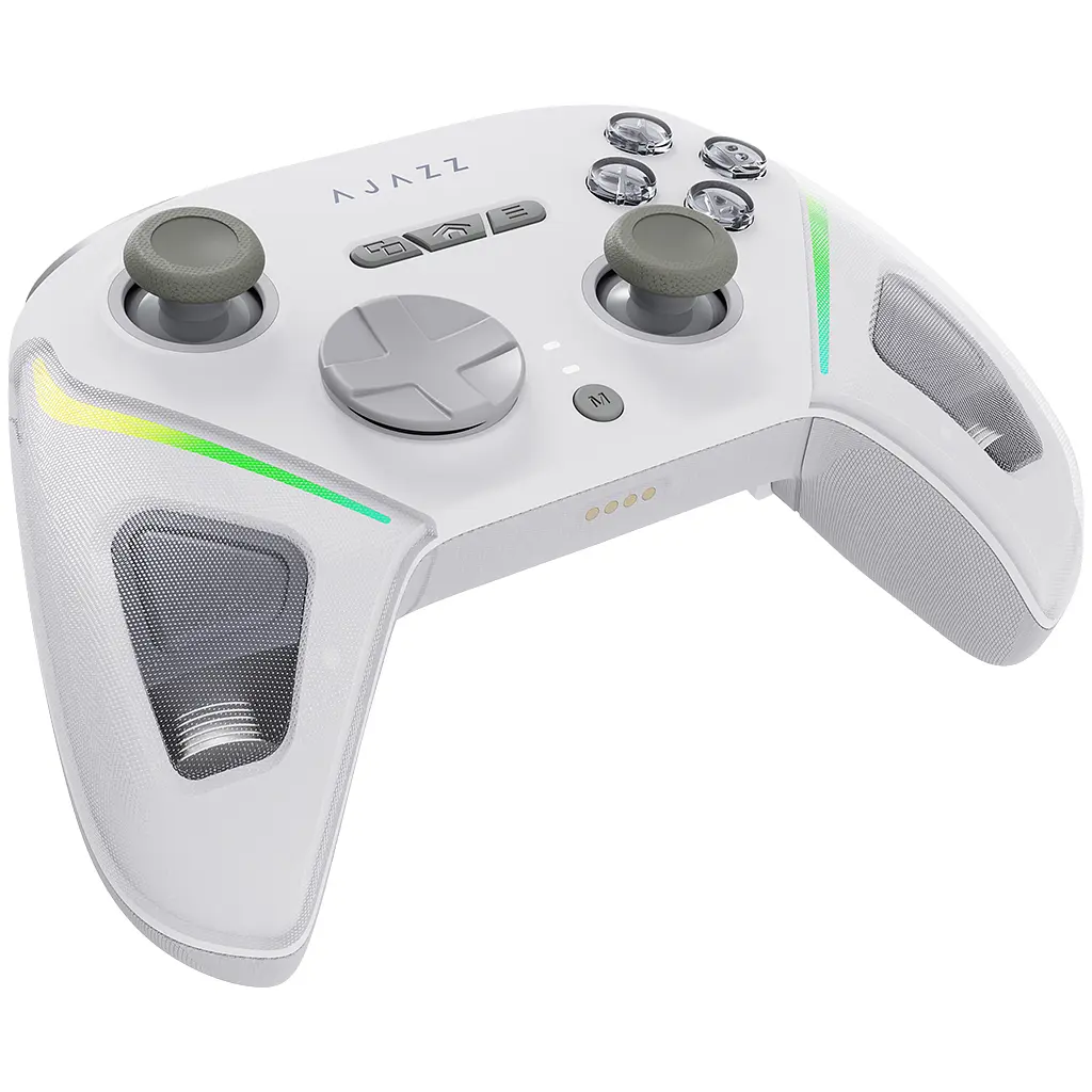 Геймпад Ajazz GP100 2.4G/BT/USB Switch/PC/iOS/Android RGB White (GP100-W) - фото 5