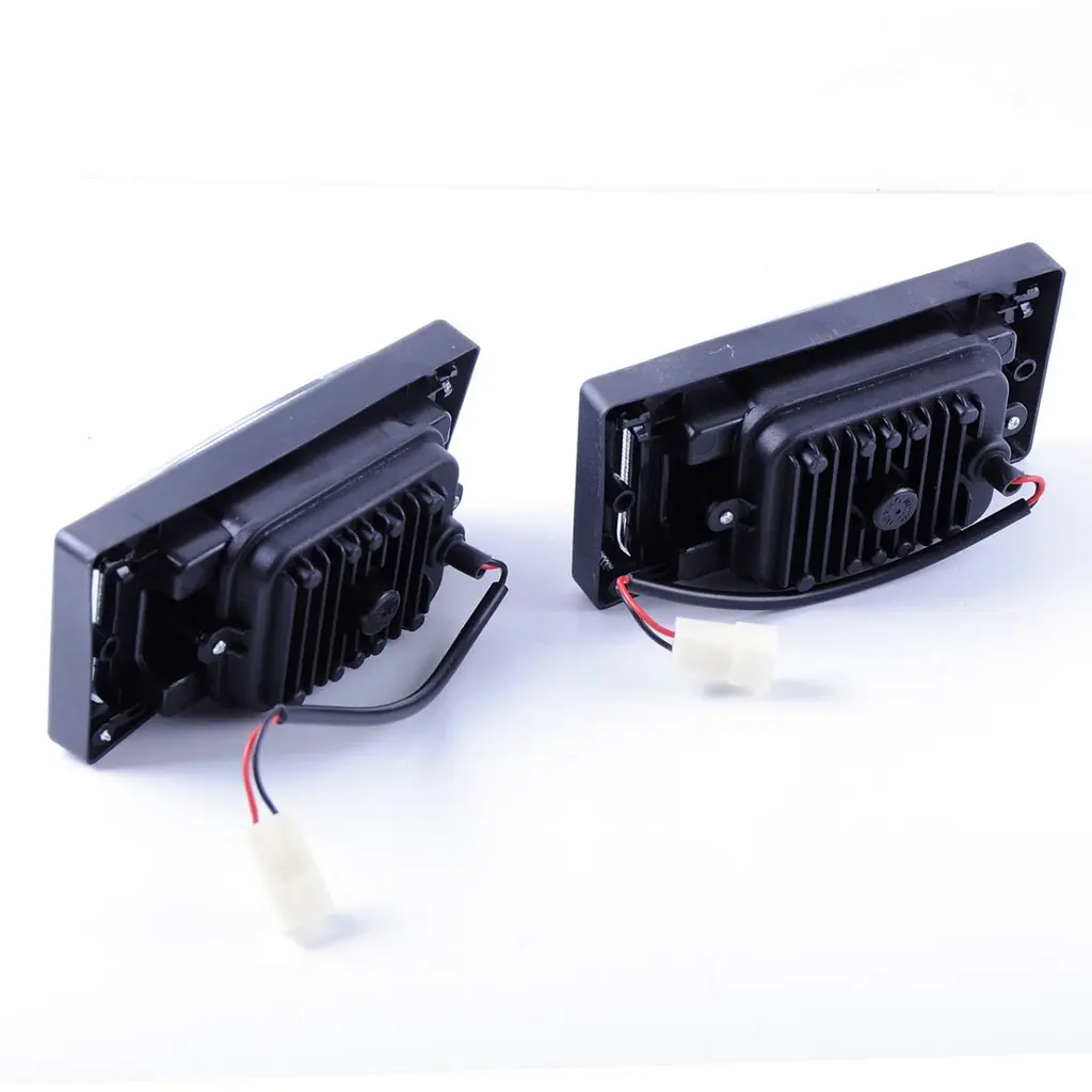 Протитуманні фари LED фари ВАЗ 2110-15 / 40W / Лінзовані чорний відбивач / 174X84X46мм / IP67 / 2 шт. - фото 3