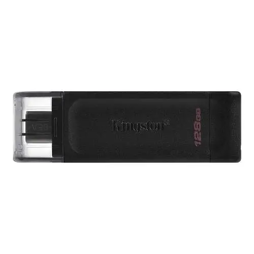 Флеш-накопичувач USB 128Gb DataTraveler 70, Black, Type-C 3.2 Gen 1 (DT70/128GB) Kingston teh0029108 - фото 2