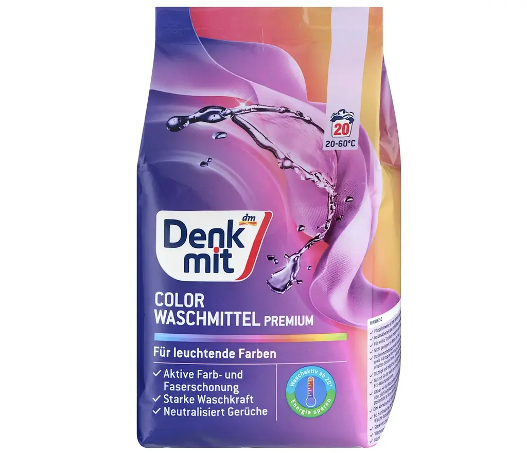 Порошок для прання кольорової білизни DenkMit Color, 1.35 кг, 20 прань