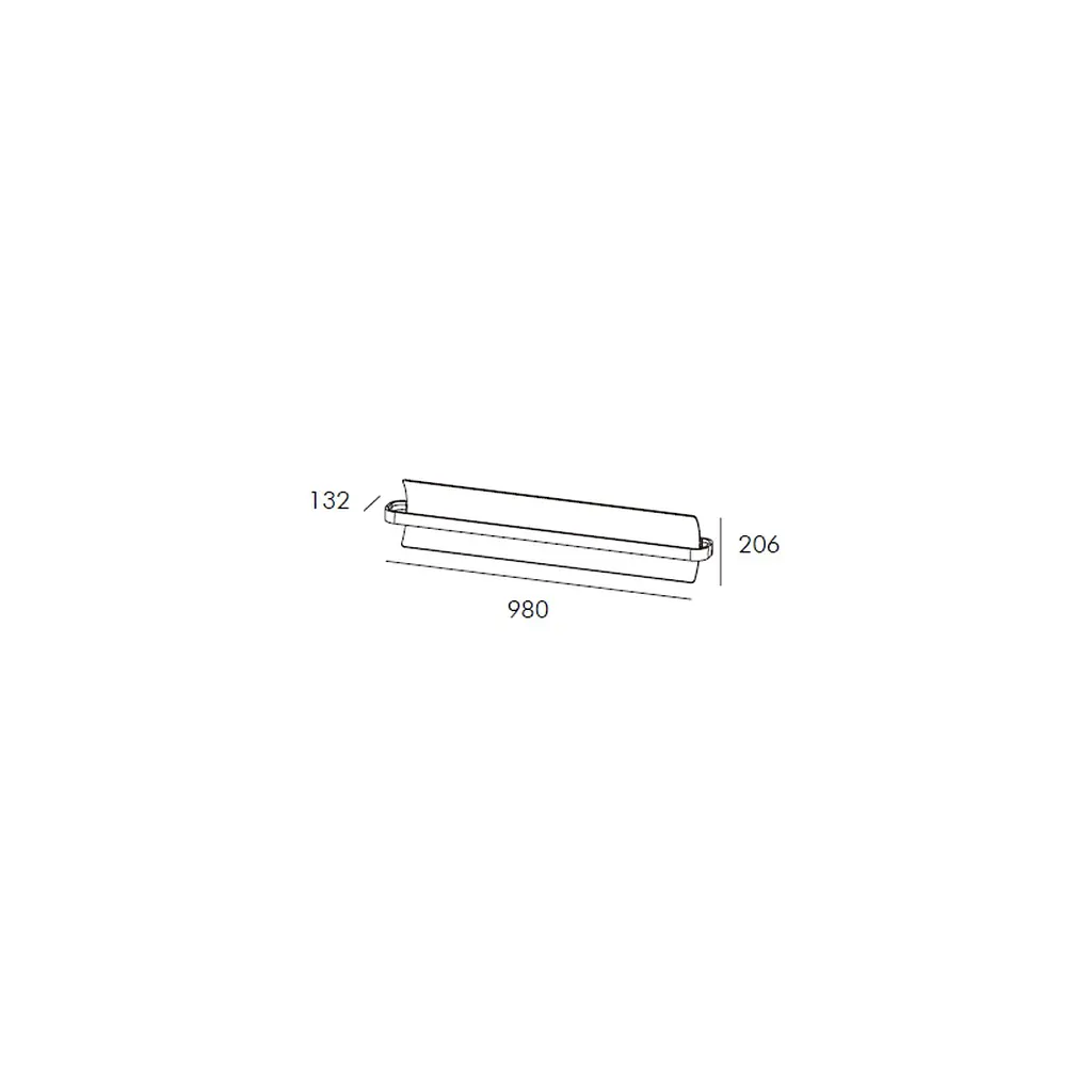 Настінний світильник Skarlat RWLB168 20W WH|BK 4000K - фото 2