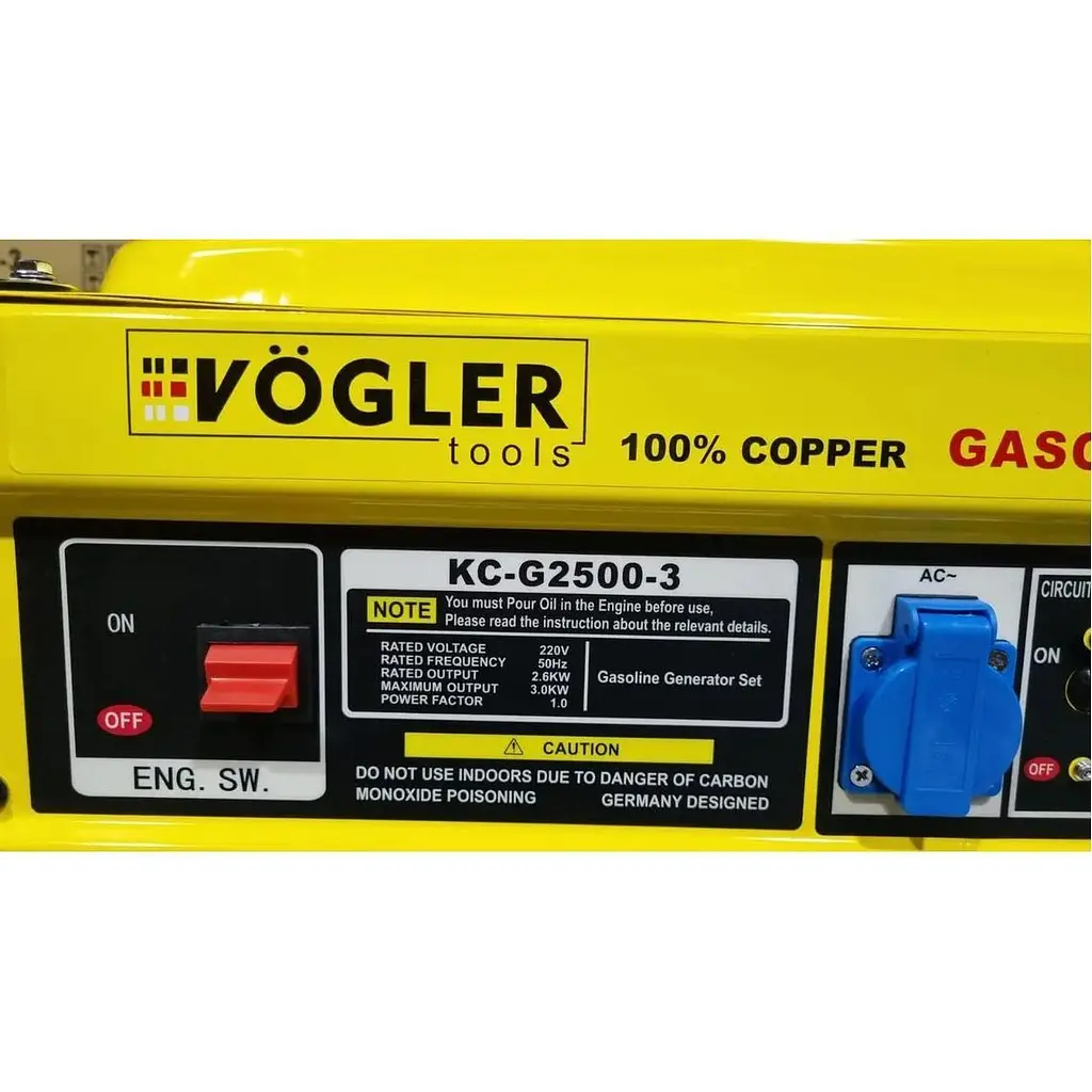 Генератор бензиновий Vogler KC-G2500-3 [161276] - фото 8