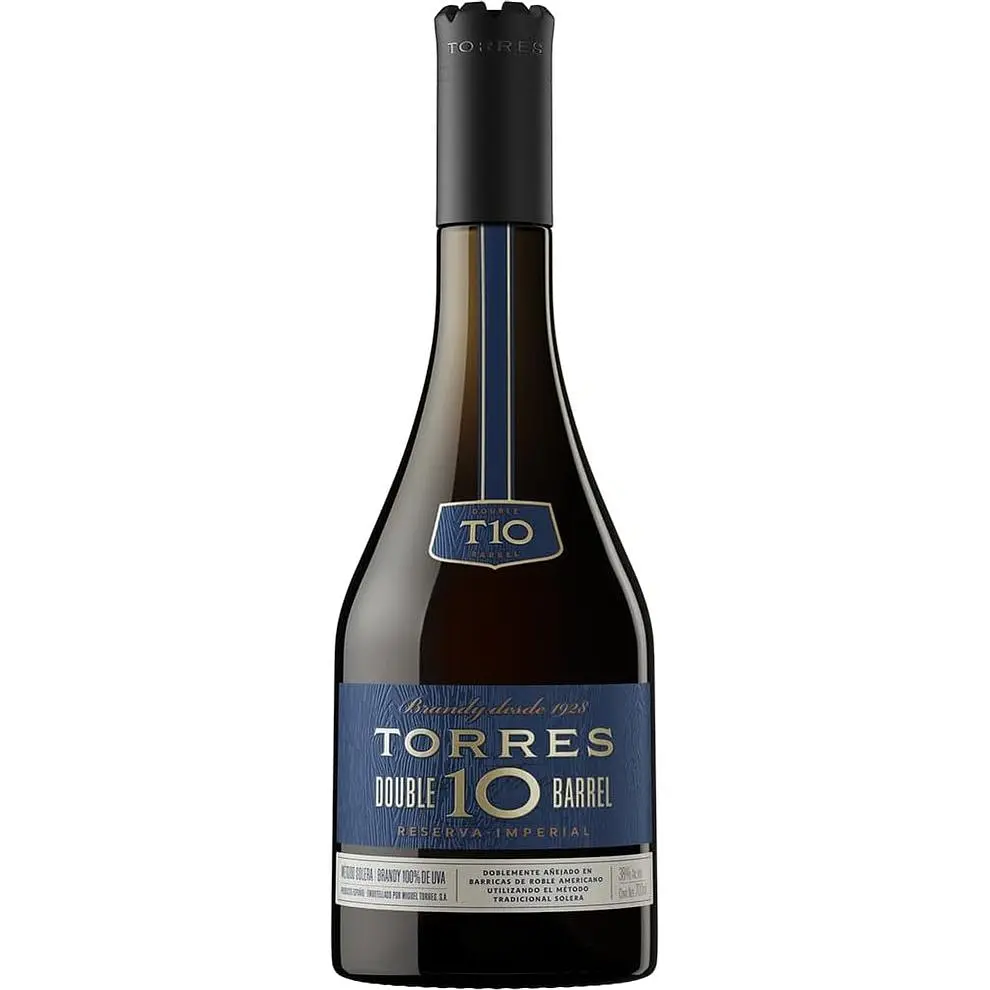 Бренди Torres Double Barrel 10 лет выдержки 38% 0.7 л в подарочной упаковке - фото 2