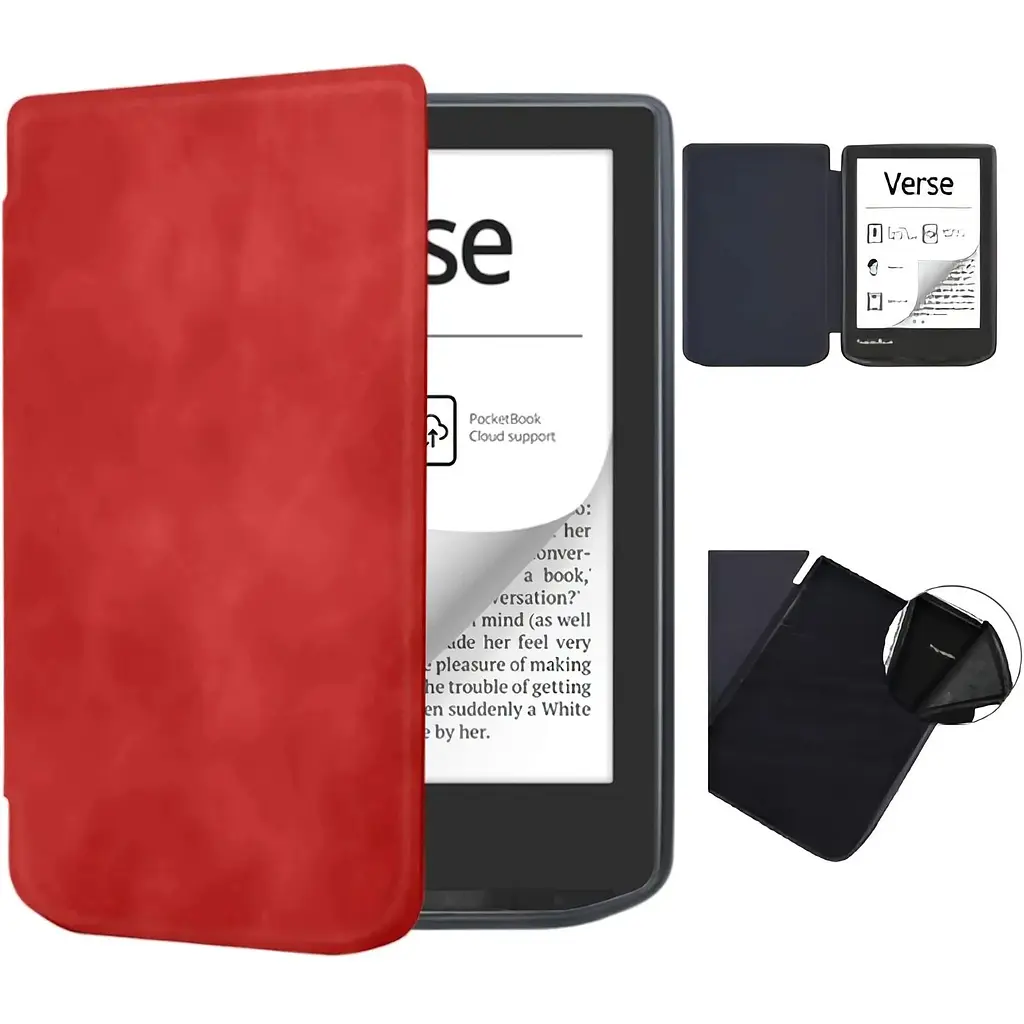 Чехол-книжка BeCover Smart Case для PocketBook 629 Verse / 634 Verse Pro Red (710979) [114570] - фото 7