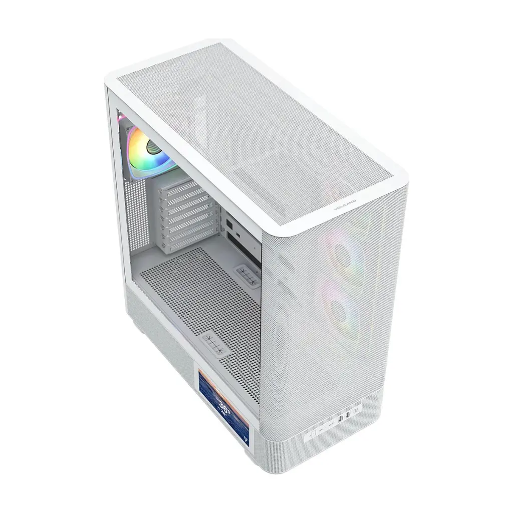Корпус для ПК Modecom VOLCANO AQ400 ARGB LCD 6.2 (MC-A-AQ400-4FA-W) - фото 5