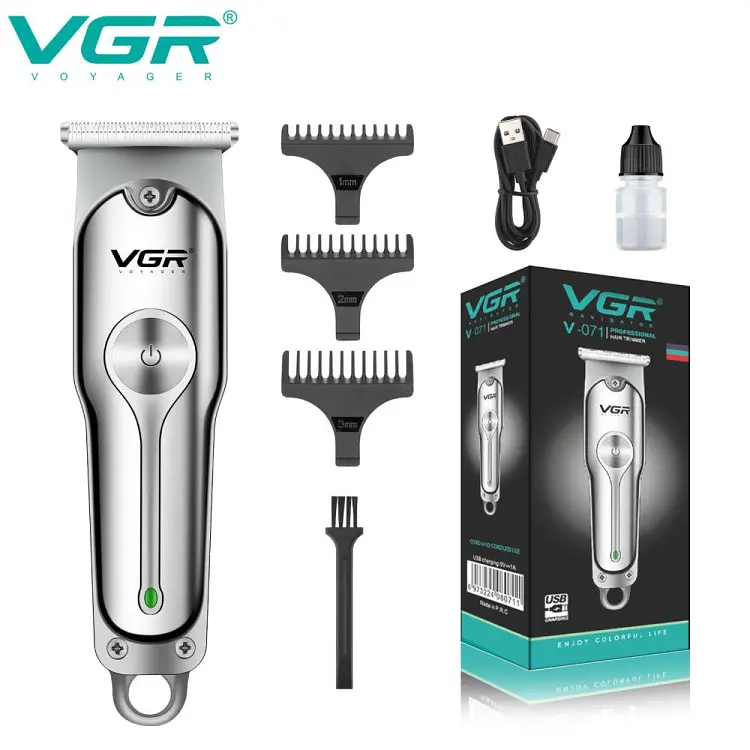 Акумуляторна машинка для стрижки волосся VGR V-071 - фото 2