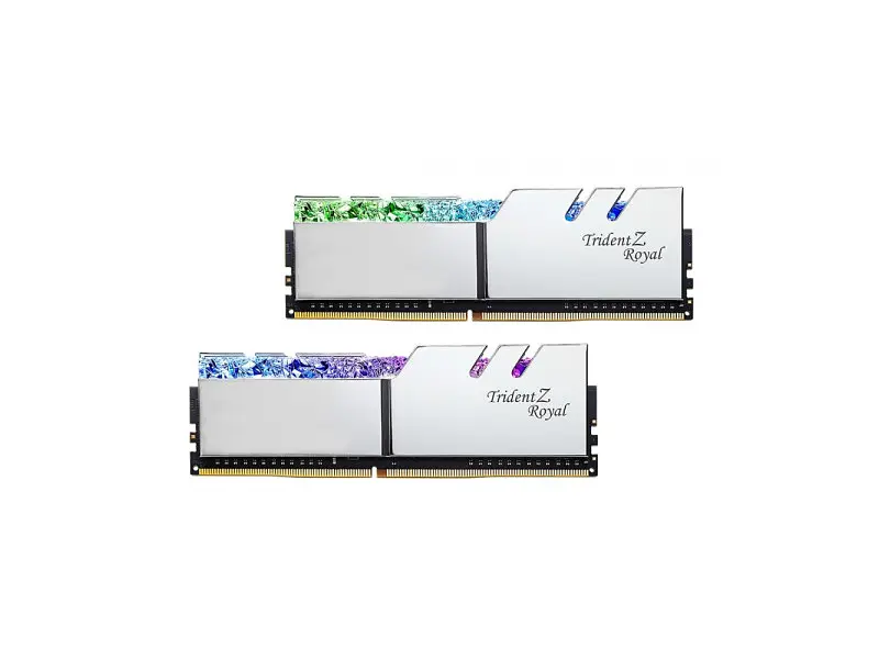 Модуль пам'яті G.Skill 32 GB (2x16GB) DDR4 3200 MHz Trident Z Royal Silver (F4-3200C16D-32GTRS) - фото 4