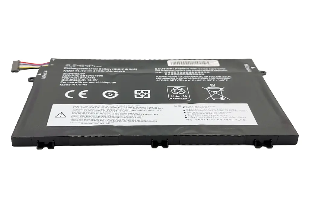 Акумулятор для Lenovo ThinkPad E480 E485 E580 E590 11.1V 4100 mAh (01AV445-3S1P-4100) - фото 4