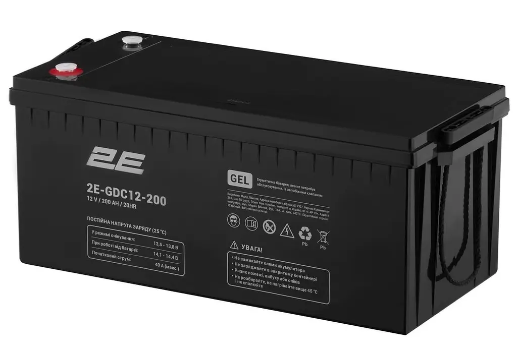 Аккумуляторная батарея для ИБП 2E LiFePO4 12.8 V / 200 А*ч (2E-GDC12-200) - фото 2