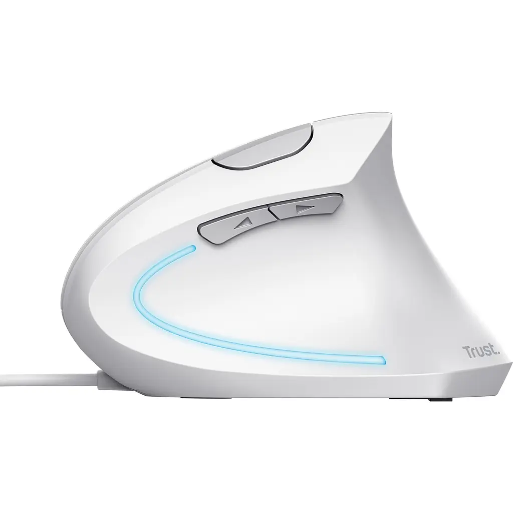 Мишка Trust Verto Ergonomic USB White (25133) - фото 4