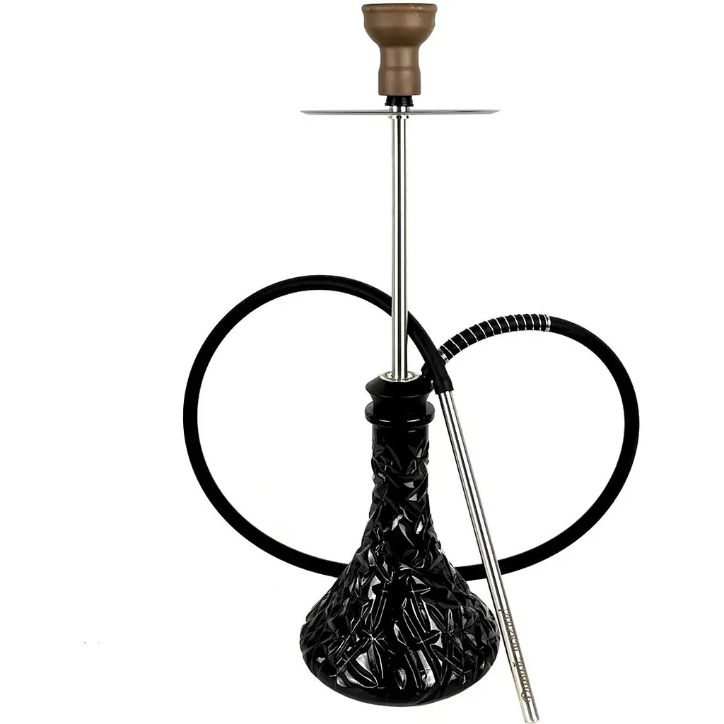 Кальян Tiaga Hookah Classic Silver Crystal Black - фото 2