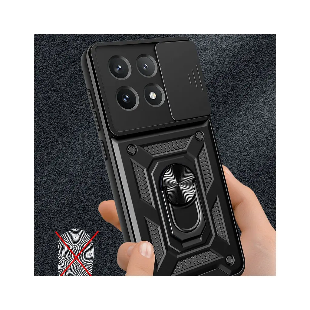 Чохол до мобільного телефона BeCover Military Poco X6 Pro Black (711157) - фото 6