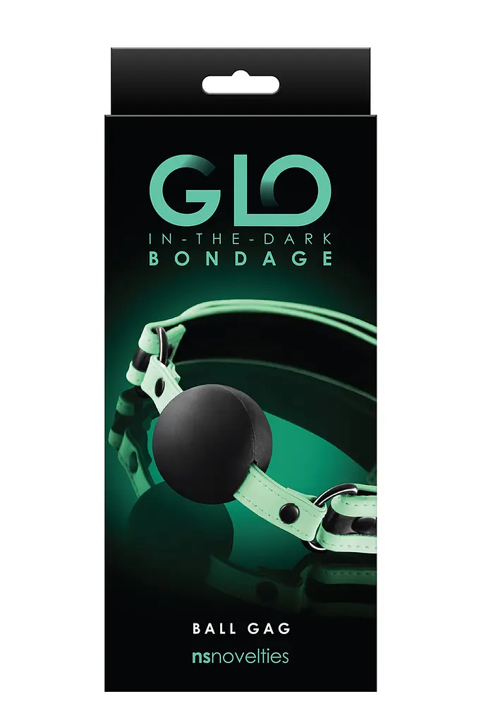 Кляп світиться Ns Novelties Glo Bondage Ball Gag - фото 2