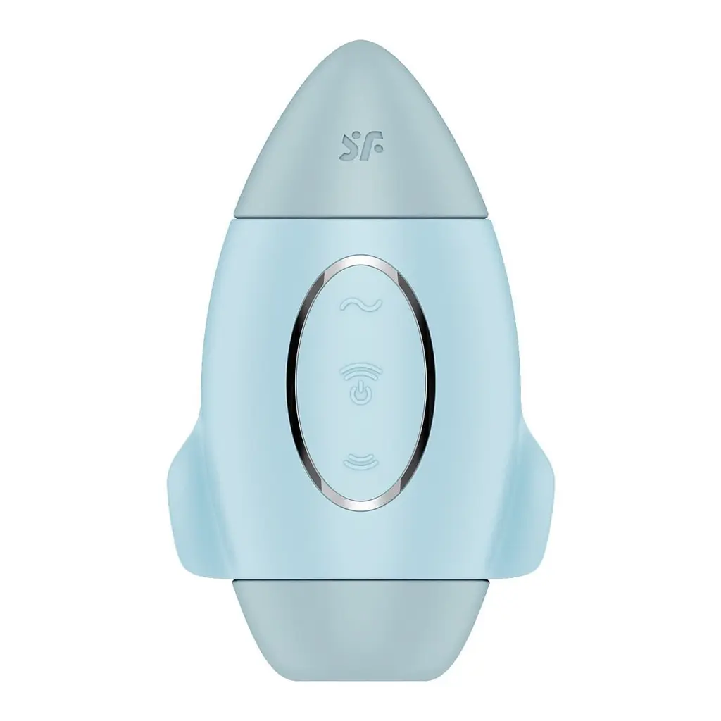 Стимулятор Satisfyer Mission Control Вакуумний, 10 см блакитний - фото 2