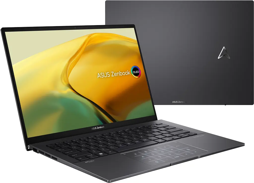 Ноутбук ASUS Zenbook 14 UM3402YA-KM191W 14' 2.8K OLED, AMD R5-5625U, 8GB, F512GB, UMA, Win11, Черный (90NB0W95-M012K0) - фото 2