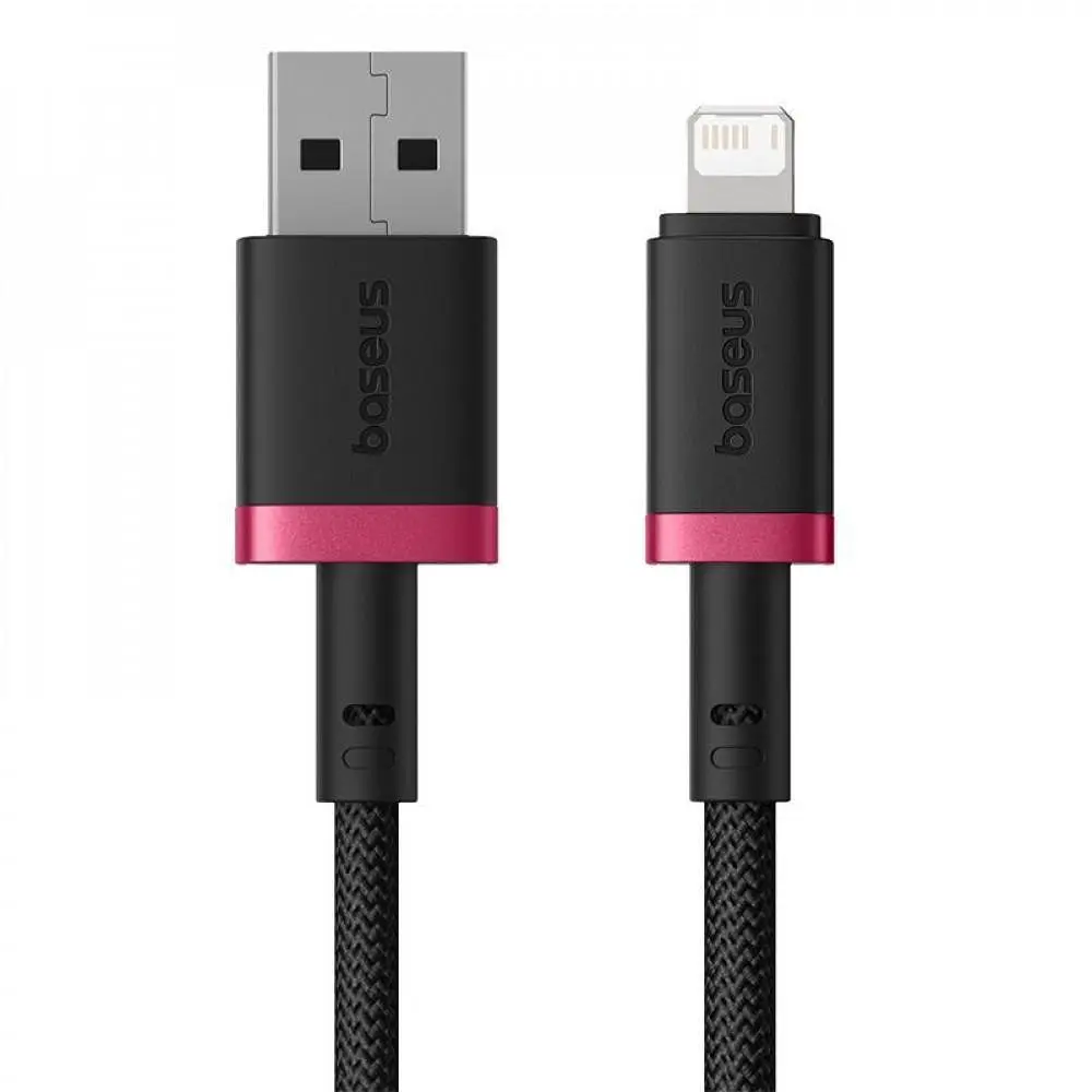 Кабель Baseus Dura Series Fast Charging Lightning 2.4A (1m) red/black (P10377801U01-01) - фото 6