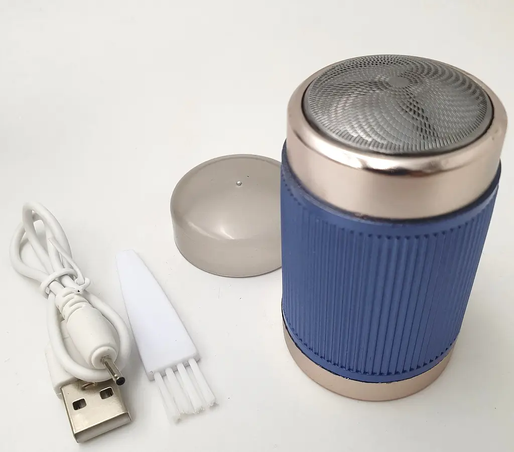 Акумуляторна міні бритва епілятор дорожня USB електробритва бездротова роторна 5W BLAWLESS Portable Shaver HX-305 - фото 4