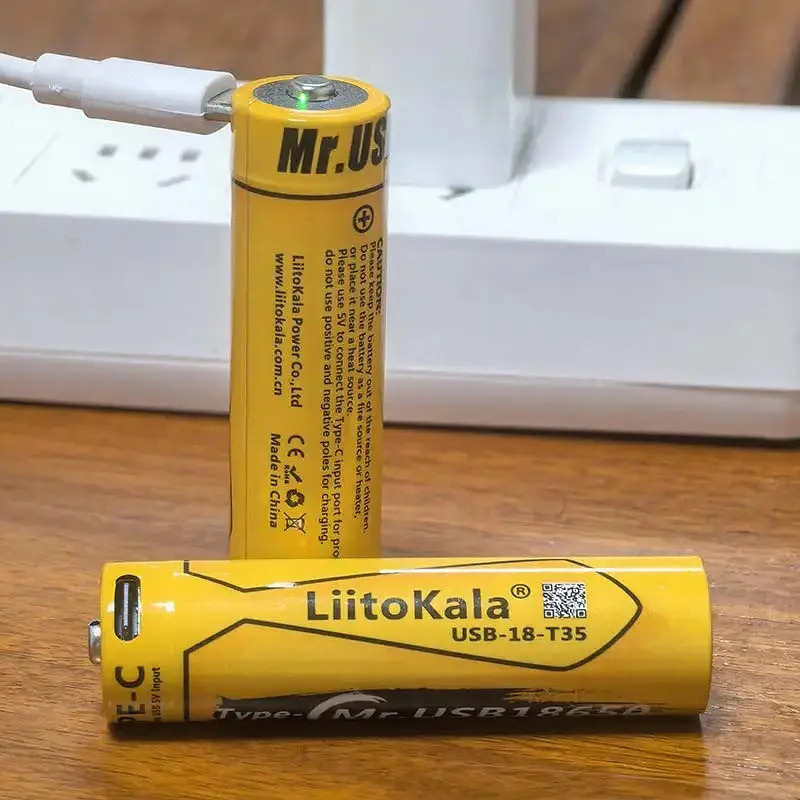 Акумулятор LiitoKala USB-T35-18650 3500mAh (Original) - фото 5