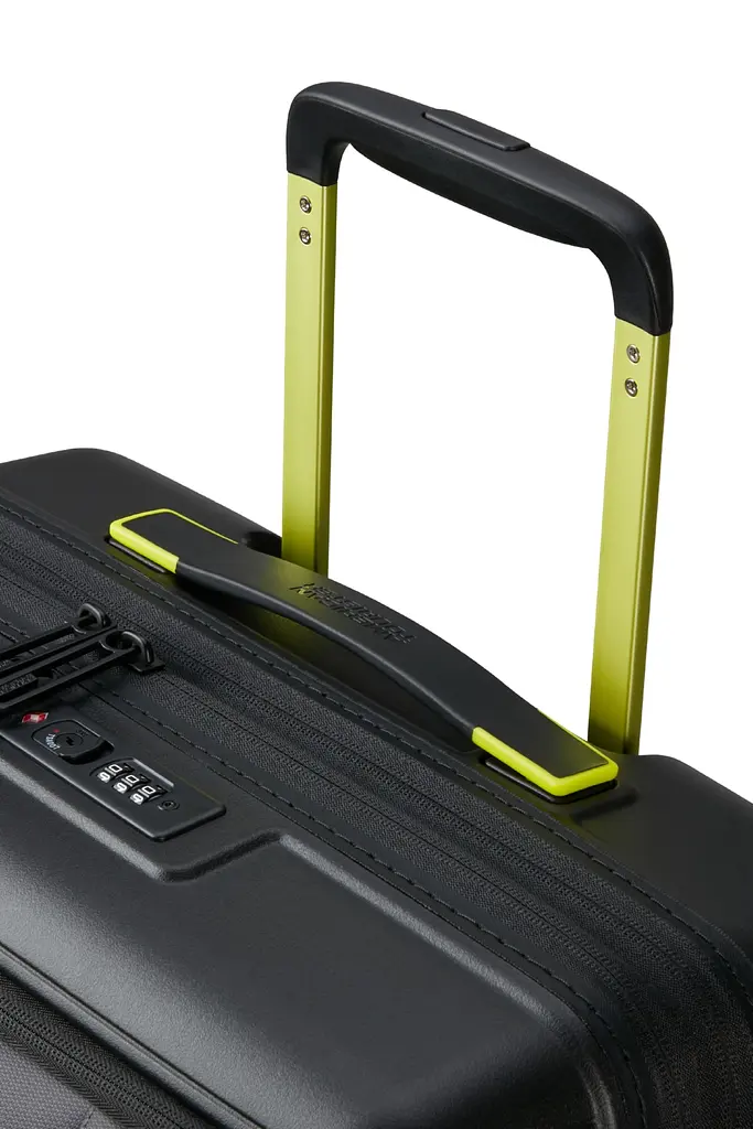Валіза American Tourister HELLO CABIN BLACK/LIME 55x40x22(25) 55 См MC4*19005 - фото 3