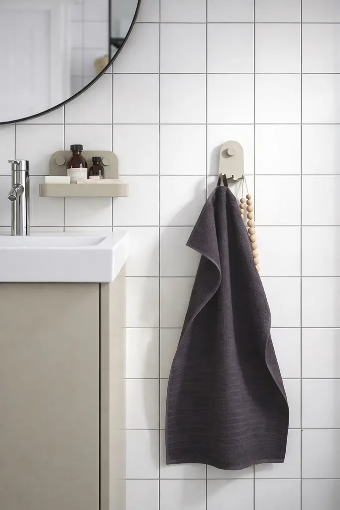 Потрійний гачок з присоскою ІКЕА 7х11 см Сірий -Грей - фото 2