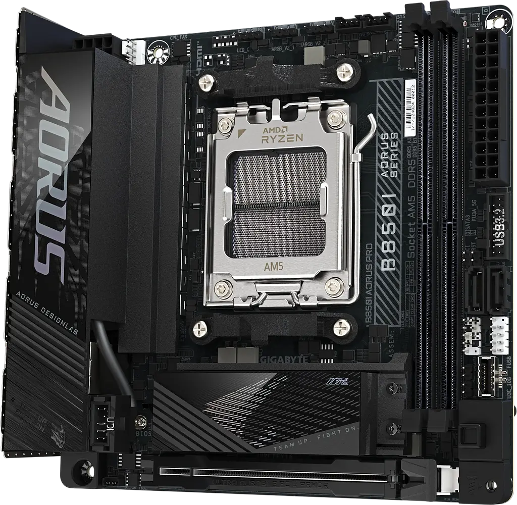 Материнська плата Gigabyte B850I Aorus Pro Socket AM5 (B850I AORUS PRO) - фото 2