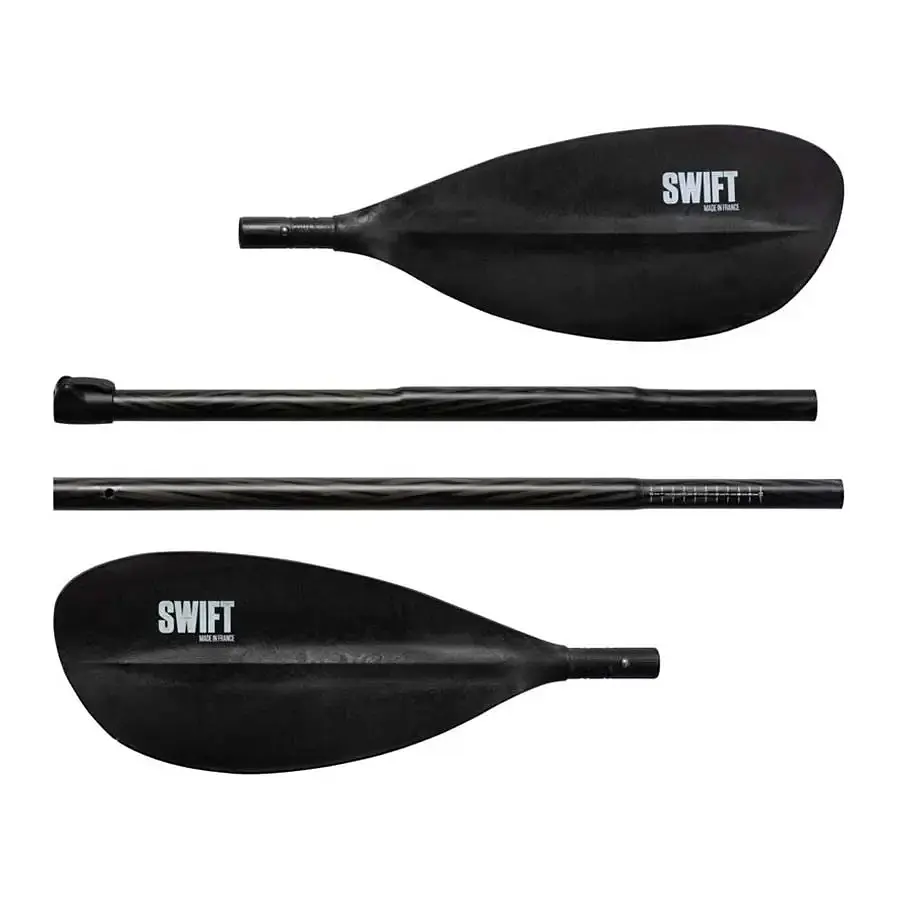 Весло Egalis Swift fibre carbone Ø30mm L205-215cm 4ч E.Lock Fibrylon Черный (1053-N783205N) - фото 2