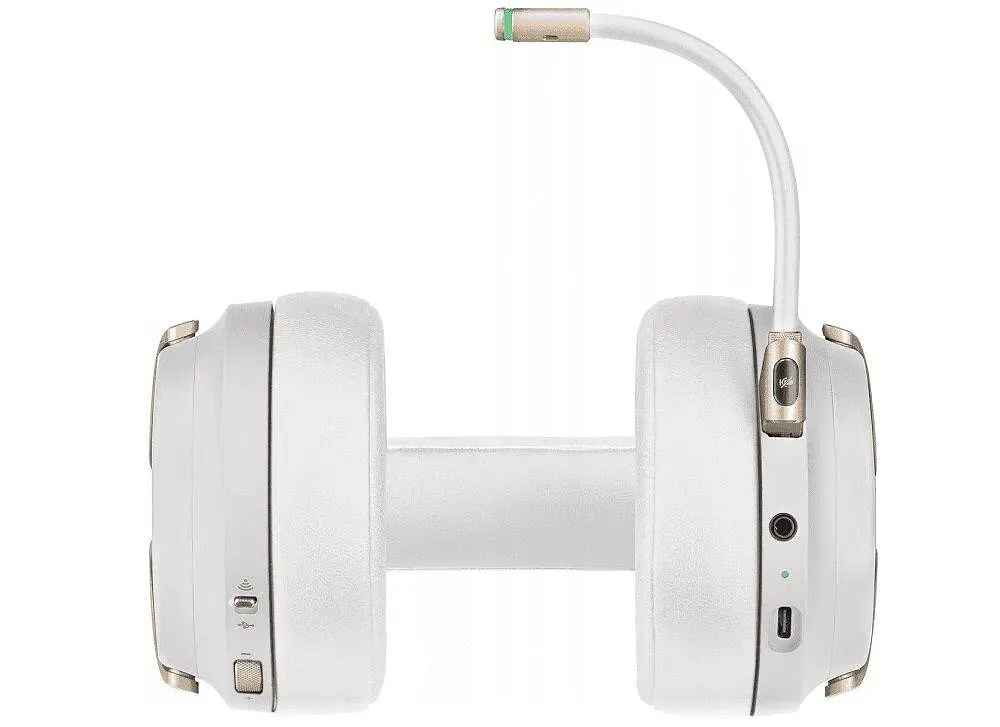 Навушники Corsair VIRTUOSO RGB WIRELESS High-Fidelity Gaming Headset (CA-9011186-EU) White - фото 5