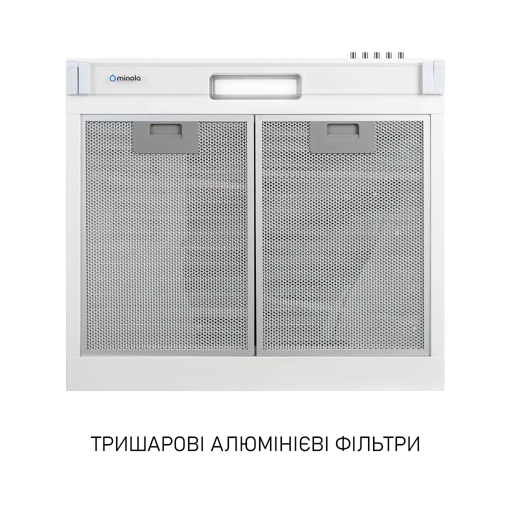 Витяжка плоска Minola HPL 522 WH - фото 6