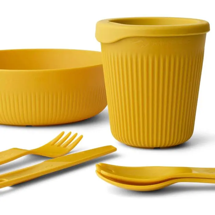 Набір посуду Sea To Summit Passage Dinnerware Set, 1P, 6 Piece Жовтий - фото 3