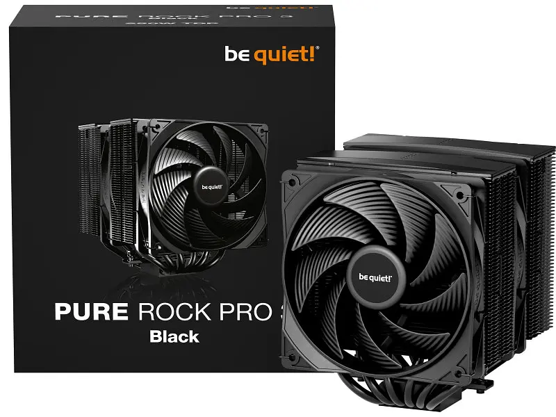 Повітряне охолодження Be quiet! PURE ROCK PRO 3 Black (BK042) - фото 5