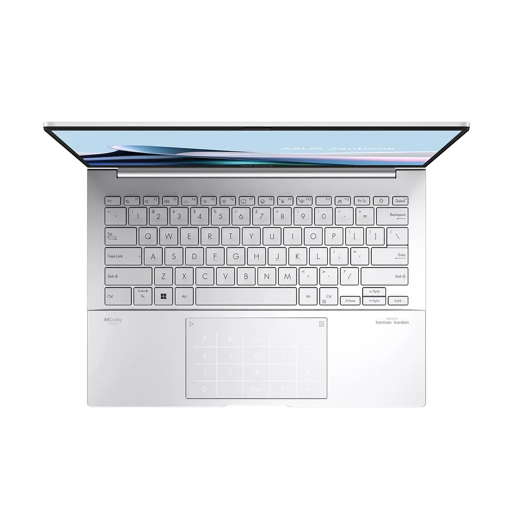 Ноутбук ASUS Zenbook 14 UX3405MA-QD054W 14' FHD OLED, Intel Ultra 7 155H, 16GB, F1TB, UMA, Win11, Сріблястий (90NB11R2-M002D0) - фото 5