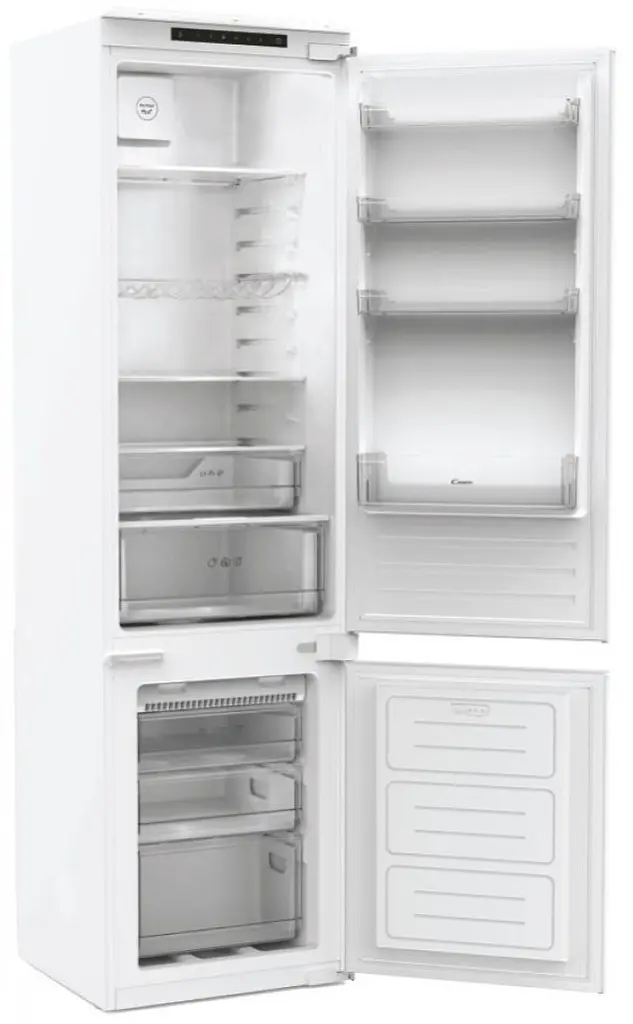 Встроенный холодильник Candy BCBF192F 194х54х54см 2 двери Х- 225 л М- 56 л A+ ST Зона свежести Белый (BCBF192F) - фото 2