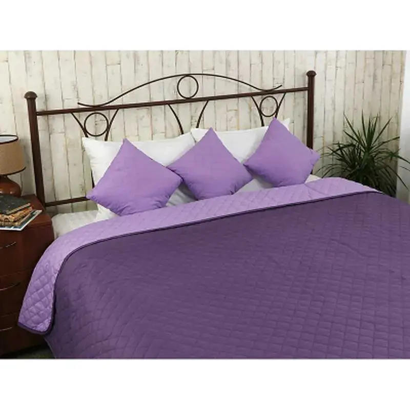 Покривало Руно Двостороннє Violet фіолетове 212х240 см (330.52У_Violet)