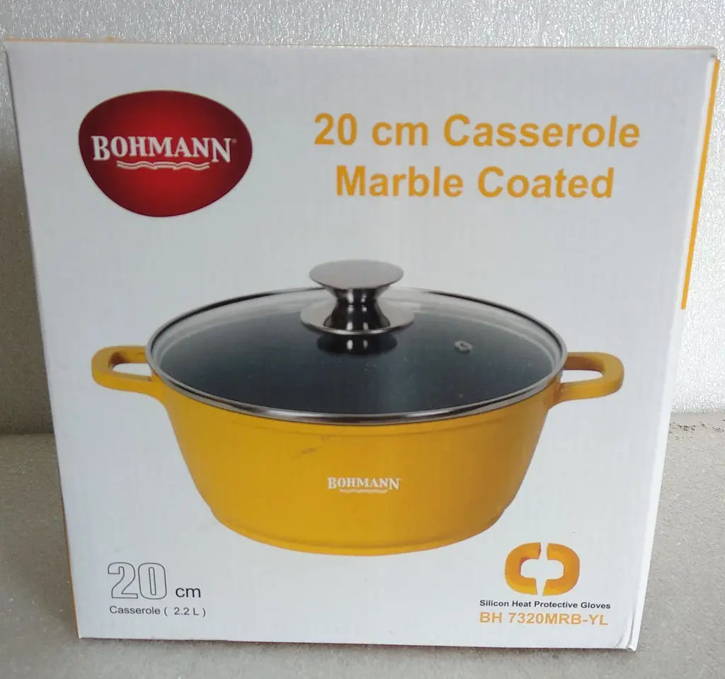 Каструля Bohmann BH 7320 MRB-YL 20см 2.2л - фото 4