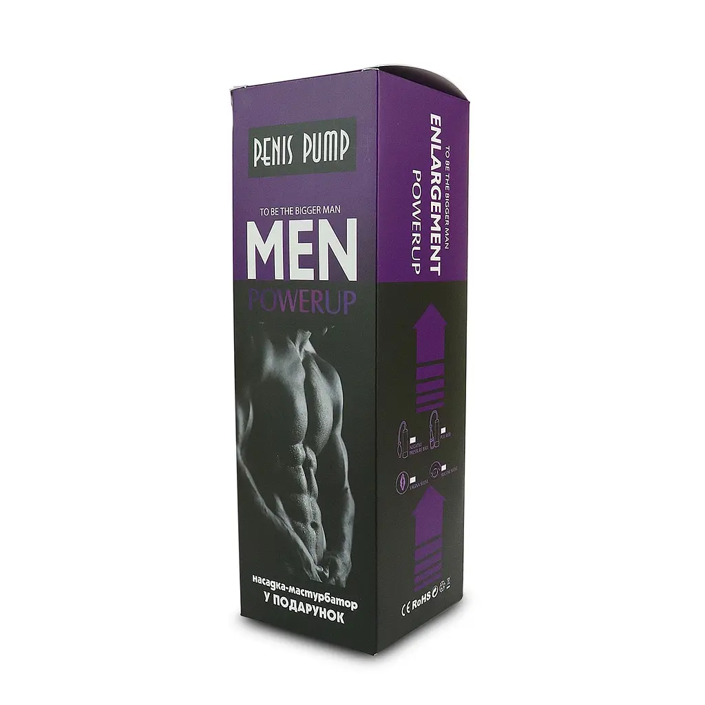 Вакуумна помпа Men Powerup з ручною грушею 20х5.9 см - фото 3
