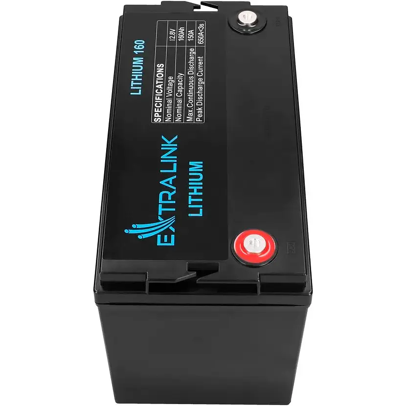 Акумулятор Extralink LiFePO4 12V [12.8V/160Ah/2048Wh] [BMS 150A/150A] [EX.30462] [111169] - фото 5